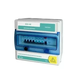 Cuadro cargador coche electrico toscano rearmable 40A - Trifasico - CarChargers.Shop